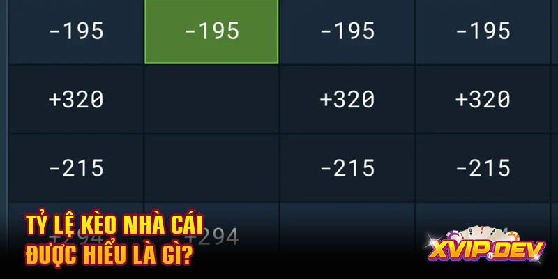 Tỷ lệ kèo nhà cái được hiểu là gì? Tỷ lệ kèo nhà cái được hiểu là gì?